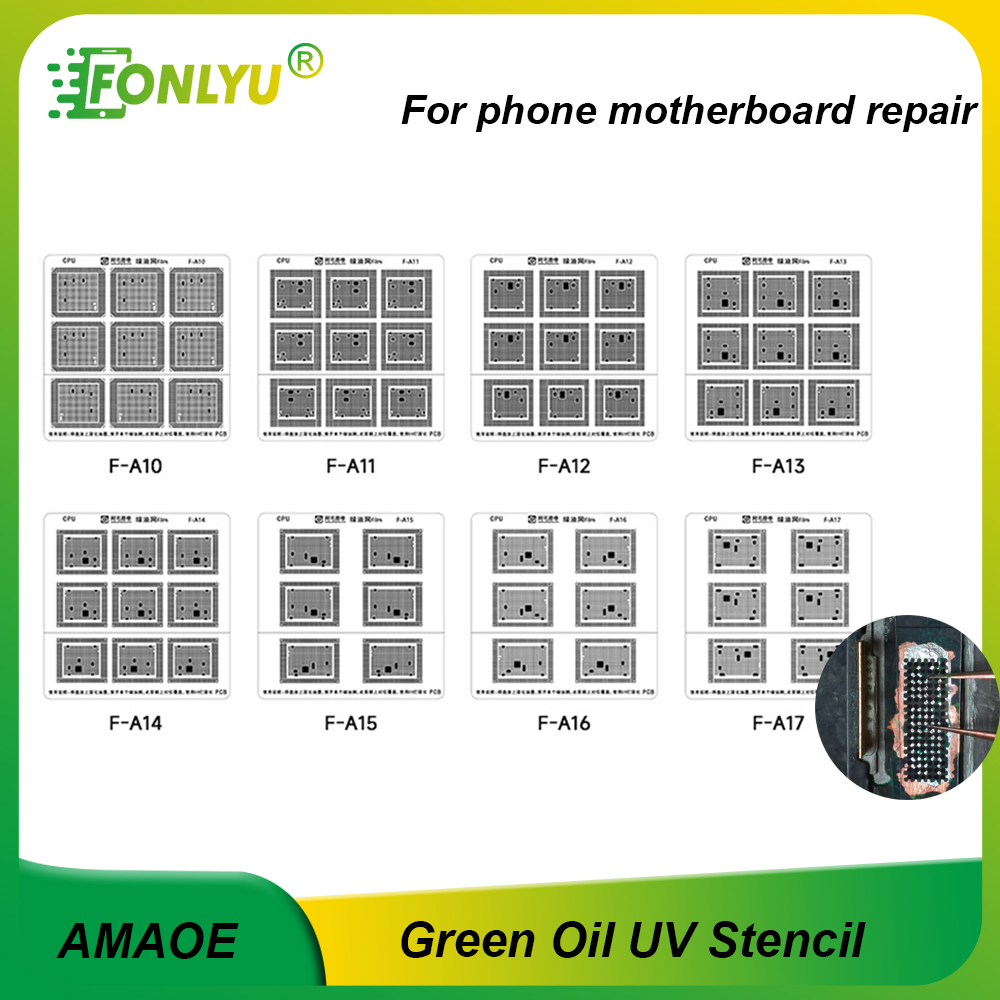 Power Tools Green Color - AMAOE Kit di inchiostro per maschera