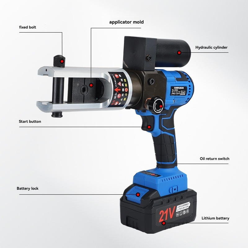 Power Tools Manufacturers - Pinza Idraulica a Batteria 90KN 21V,