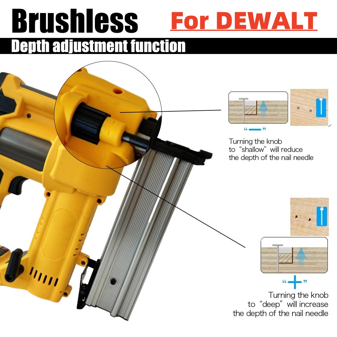 Power Tools Manufacturers - Pistola sparachiodi elettrica senza spazzole 2in1