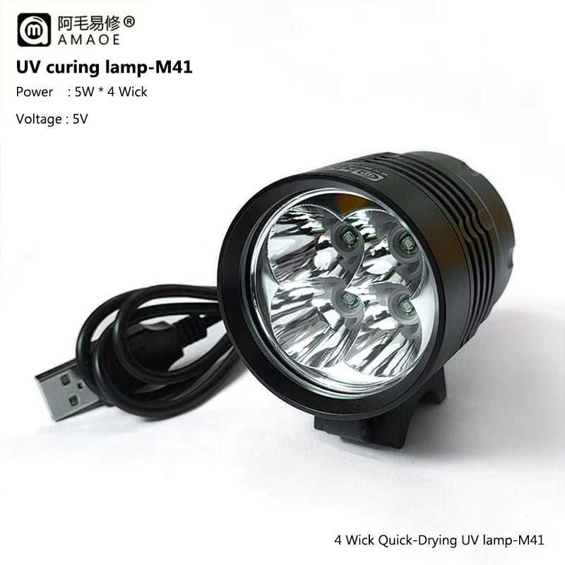 Power Tools Green Color - 5V 4 Wick USB lampada polimerizzante