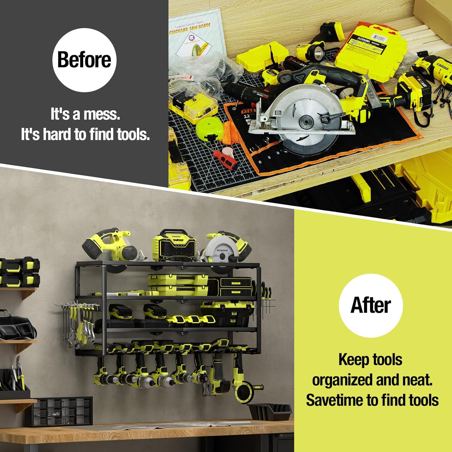 Organizzatore da Parete a 4 Li - Power Tools Station recensione e prezzo