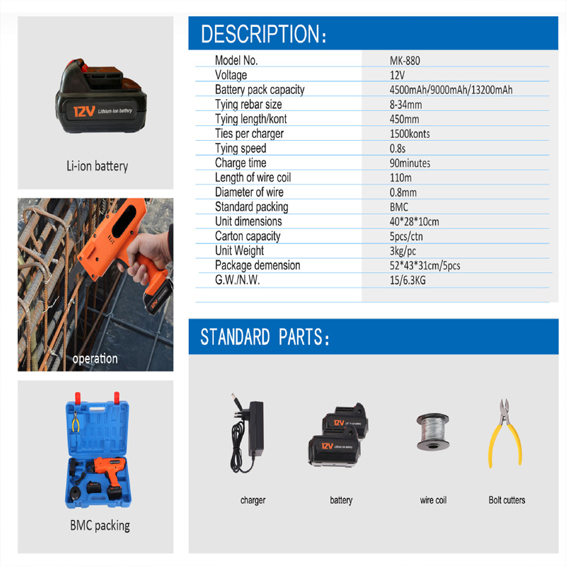 Legatrice automatica per tondo - Nail Gun Brad recensione e prezzo
